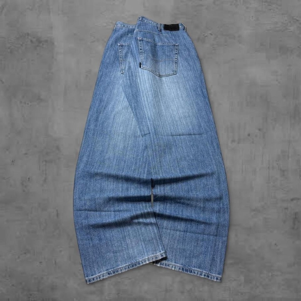 Y2K Vintage 2000s Baggy Sean John Light Wash Wide Leg Denim Jeans